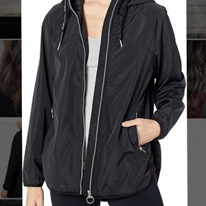 Calvin Klein Jacket Zip Up Wind Breaker with Hood